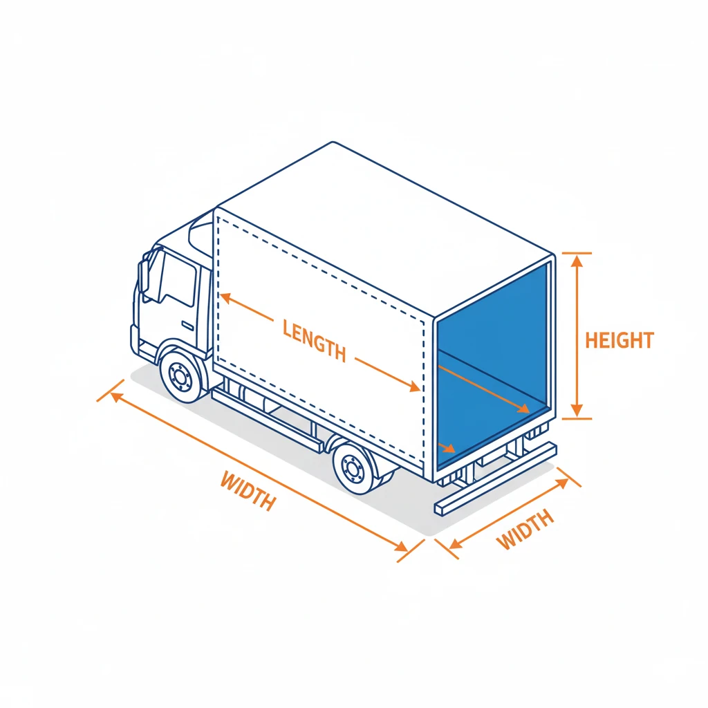 Размеры машины для грузоперевозок