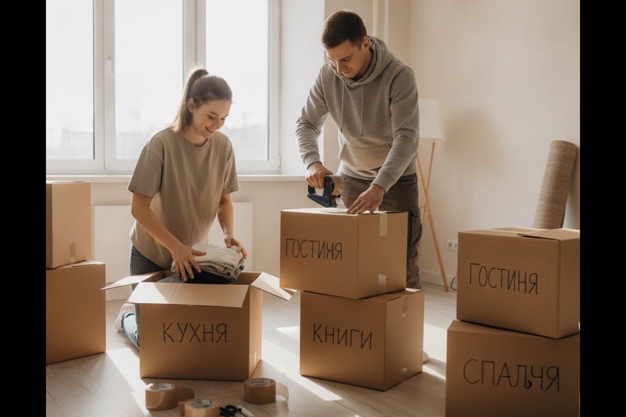 Упаковка вещей в коробки при квартирном переезде — чек-лист подготовки