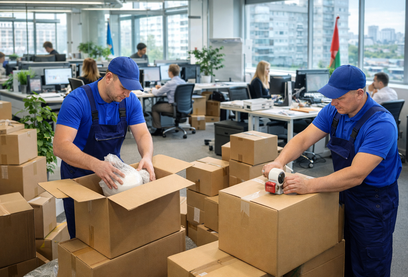 Офисный переезд без остановки бизнеса: как сделать быстро и без потерь