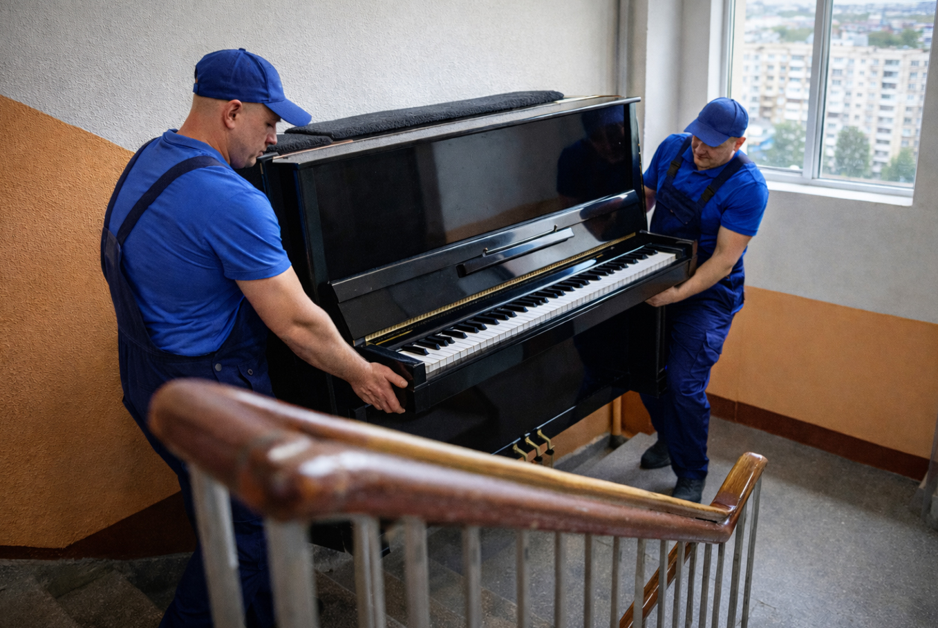 Перевозка пианино в Минске: почему нельзя делать это самостоятельно